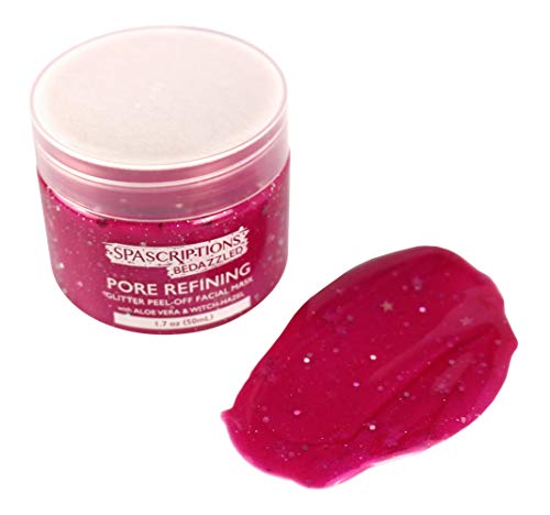SpaScriptions BeDazzled- Firming & Pore Refining Glitter Peel-Off Masks 4 Piece