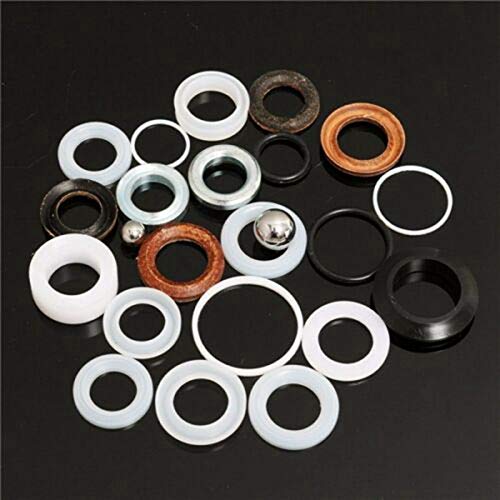 Pasuihcay Aftermarket Repair V-Packing Seals Kit for 390 395 495 595 Paint Sprayer, White & Black