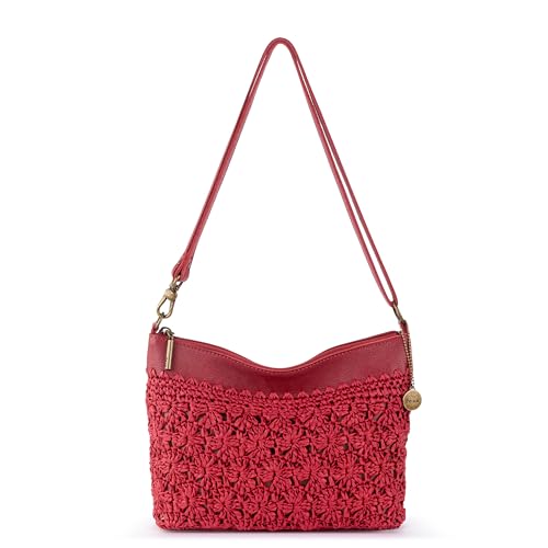 Image of The Sak Lumi Convertible Crossbody Purse - Women's Handbag for Everyday & Travel, 3-in-1 Small Crossbody in Crochet & Leather