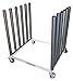 KEYSCO TOOLS 73740 Mobile Bulk Rack, Silver, Steel