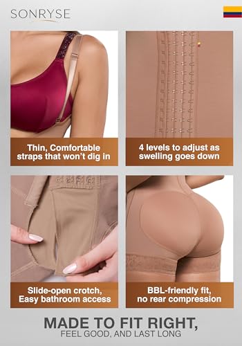Sonryse Stage 2 faja Tummy Tuck Compression Garment | Faja Body Shaper Shapewear for Women | Fajas Colombianas Moldeadoras3