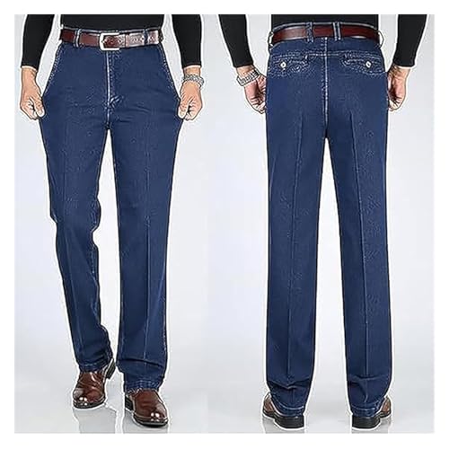 Lunifit Mens Jeans, Jettjeans - Men's Classic Straight Fit Stretch Jeans 5