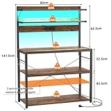 Zoom IMG-1 isunirm scaffale cucina con multipresa