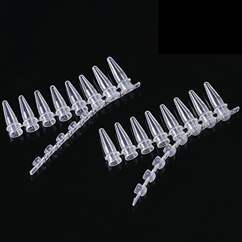 Pcr Tubes - Pcr 0.2Ml Thin Wall With Flat Cap, Strip Of 8 Tubes,Dnase/Rnase Free,Pack Of 125(Cap Included) #TOP4