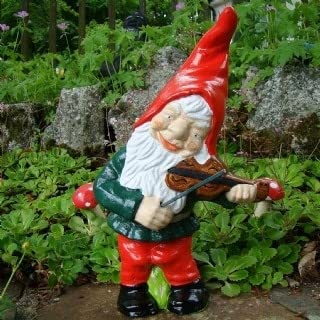 Garden Musician Gnome - Edwin - Violin