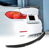 MCARCAR KIT Carbon Fiber Trunk Spoiler Compatible with 2015-2020 BMW F82 M4 Coupe Rear Boot Highkick Spoiler Wing Lip Factory Outlet