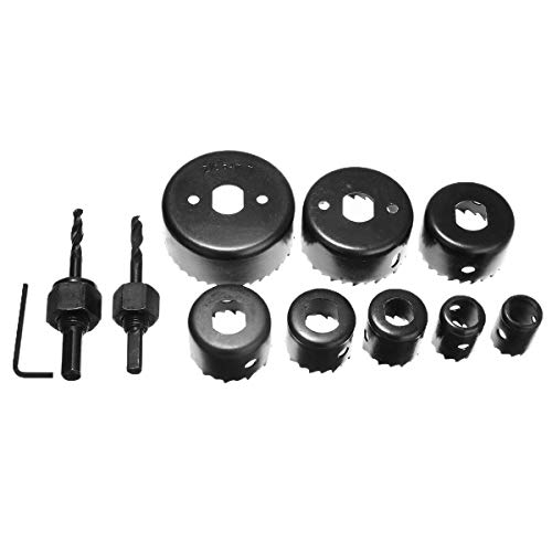 Juego de brocas de sierra de 19-64mm para madera y metal miniatura 1