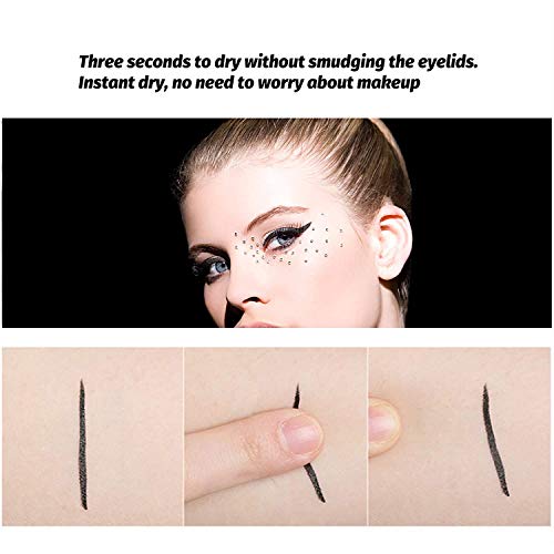 Firstfly 10Pcs Matte Liquid Colored Eyeliner Pen Colorful Eyeliner Pencil Set,Red Purple Blue Black Pink Liquid Eye Liner Color Eyeliner Pen Set Waterproof Smooth Eyeliner Pen Women Cosmetic thumb #3