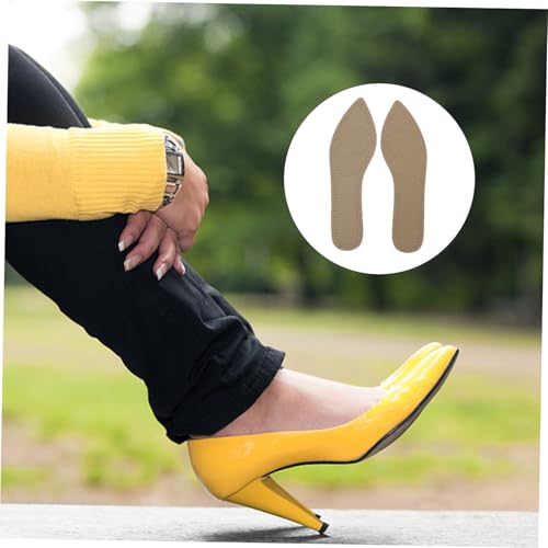 2 pares plantillas cuero transpirables para tacones miniatura 4