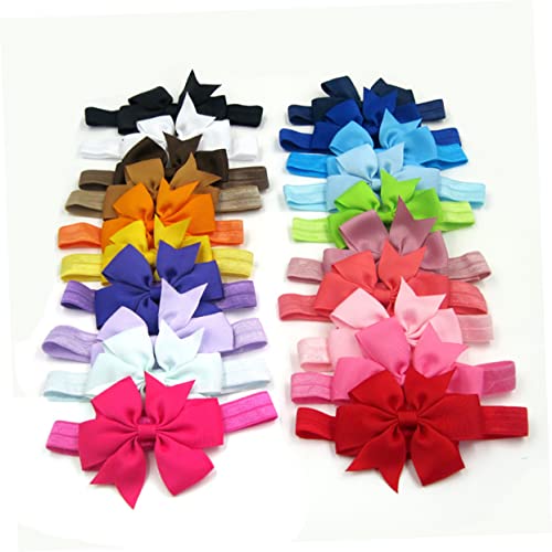 20 Unidades Fitas De Cabelo Tiaras De Meninas Faixa De Cabelo De Laço De Chiffon Faixa De Cabelo Rec