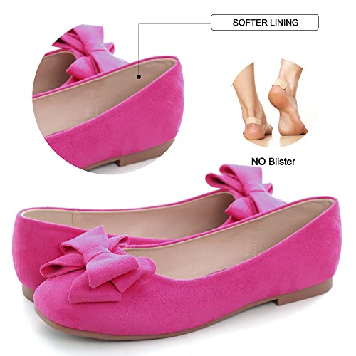 Image of Dear Time Women's Flats Shoes Bowknot Dressy Ballets Loafers Wedding Business Casual Walking Shoes