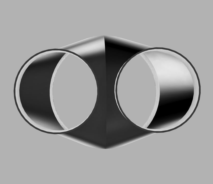 Miniatura 6 de Conexión de conducto divisor de 2 vías de 6 a 4 pulgadas para polvo de carpintería, tubo de manguera de conducto divisor de 2 vías de 6 a 4 pulgadas