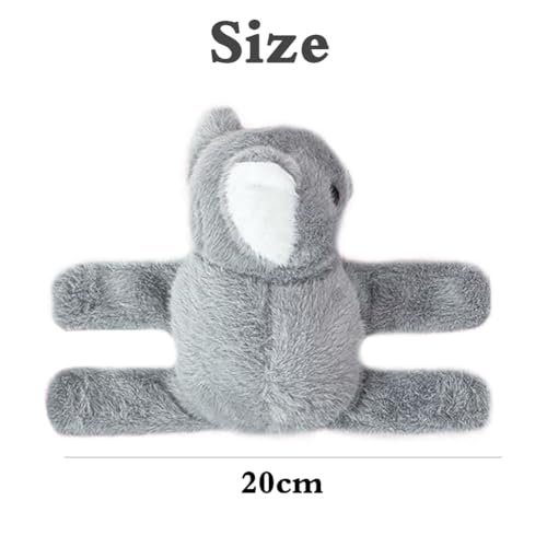 MEZHEN Koala Schnapparmband Kinder Plüschtier Schnapparmbänder Koala Kuscheltier Snap Armband Tiere Plüschtier Klatscharmband Mitbringsel Kindergeburtstag Geburtstag Weihnachten Halloween