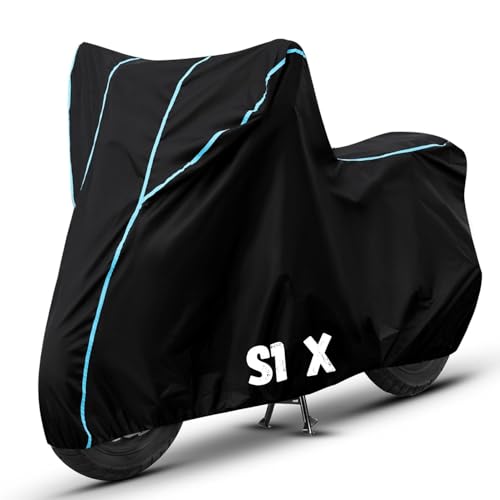 Image of Bike Cover for S1 X 100% Waterproof, Dustproof & Scratch Resistant| Fully Bottom Elastic UV Resistant Heavy Duty Body Cover | All Weather Outdoor Use