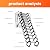 12 FT Attic Ladder Pull Down System, 12 Step 660 Lbs Al Mg Alloy Collapsible Ladder Pull Down Attic Ladder, Wall Mounted Folding Stairs for Attic Retractable Attic Stairs with Armrests