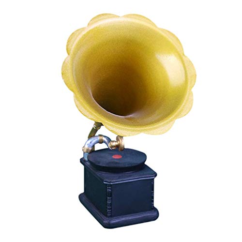 Gramophone classique vintage de prestige : un modèle décoratif aux finitions d'exception