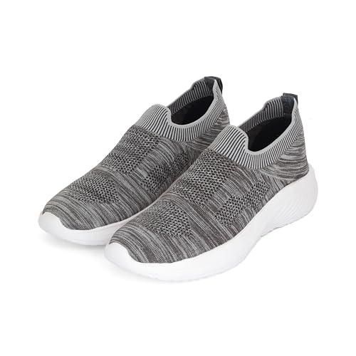 Image of Shinewalk Cruise Men's Lightweight Slip-On Walking Shoes | Breathable Knit Upper, Soft Memory Form Sole & All-Day Comfort.