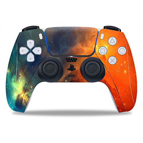Gebaisi PS5 Controller Skin Sticker for Playstation 5 Cover Wrap Decal Orange Nebula Gebaisi PS5 Controller Skin Sticker for Playstation 5 Cover Wrap Decal Orange Nebula