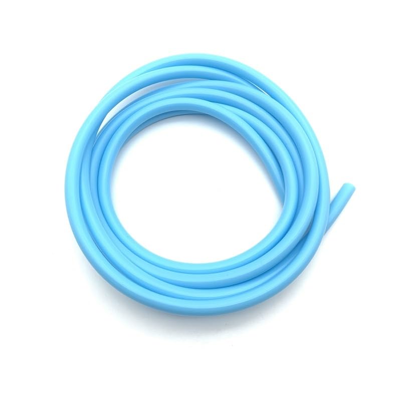 drain hose Food Grade Soft Drink Pipe Water Connector 5 Meter ID 2mm 3mm 4mm 5mm 6mm 10mm 12mm Silicone Tube Flexible Rubber Hose water pump(Color:Sky Blue,Size:OD 10xID 8mm)