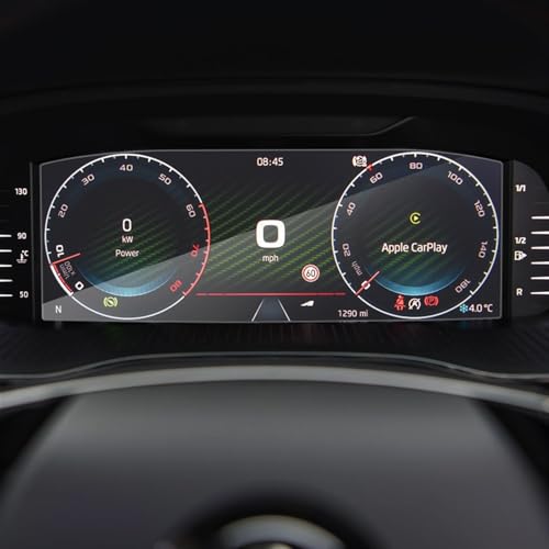 Film tableau bord Skoda Octavia MK4 confort visuel en voyage GPS