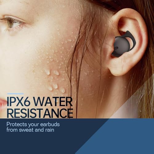Image of Invisible Sleep Headphones, Sleep Earbuds for Side Sleepers, Mini Noise Blocking Sleep Earphones, Bluetooth 5.3 Wireless Earbuds for Sleeping, Working, Black
