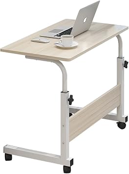 Side Table with Casters, Elevating Table, Movable Table, Side Table, Nursing Table, Computer Desk, Office Desk, Sof, Adjustable Height, Home Work, Telework, Movable Table, Study, Work Desk, Stylish,