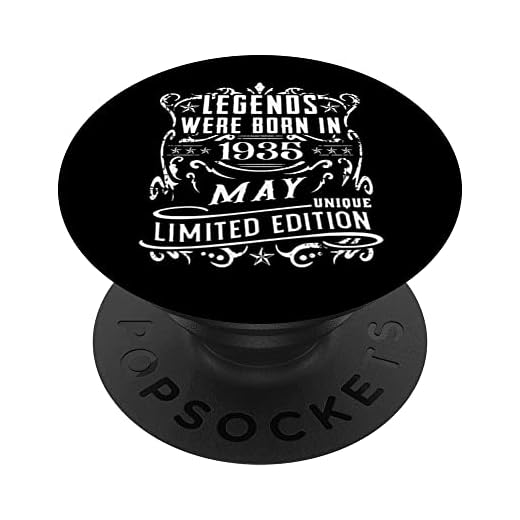 Cumpleaños Mayo 1935 Edición Limitada Regalo Legend May PopSockets PopGrip Intercambiable