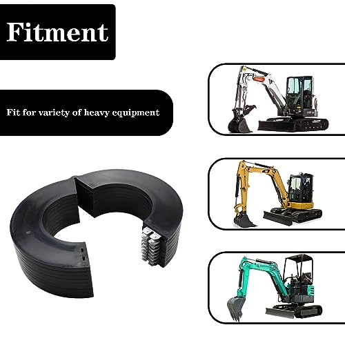 Image of 8 Pack 60MM Excavator Bucket Pin Shim Kit Detachable for Excavator and Skid Steer Fit for JCB Kubota Bobcat CAT John Deere New Holland Hitachi Komatsu, 5mm Thickness