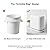 MOPALL Automatic Motion Sensor Bathroom Trash Can with Lid, 3 Gallon Smart Garbage Can, Touchless Trash Can Slim Small Trash Bin Waterproof Wastebasket for Toilet Bedroom Office Kitchen Living Room RV
