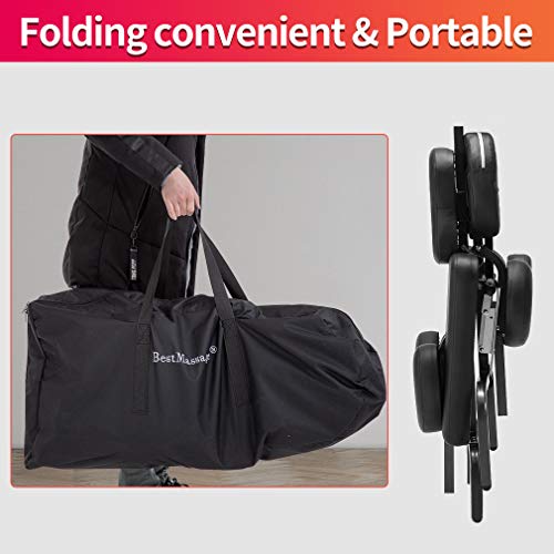 image for BestMassage Massage Chair Portable Massage Chairs Tattoo Folding Chair