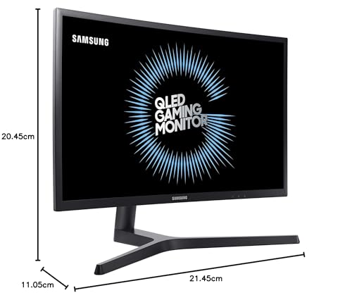 Image of Samsung CFG73 Series 23.5 inch Curved C24FG73FQN - LED Backlit Computer Monitor For Business / Gaming / Quantum Dot (QLED) technology