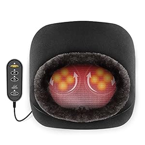 Snailax Elektrisches Shiatsu Fußmassagegerät mit Wärmefunktion