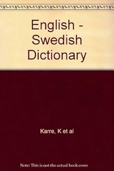 Hardcover English-Swedish/ Swedish-English Dictionary Book