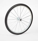 Lapp Wheels 20' to 26″ Flat Free Heavy Duty Metal Spoke Wheel,3/4-5/8 Bearing size (26X1.95 Tire,4'' hub,5/8 axle bearing)