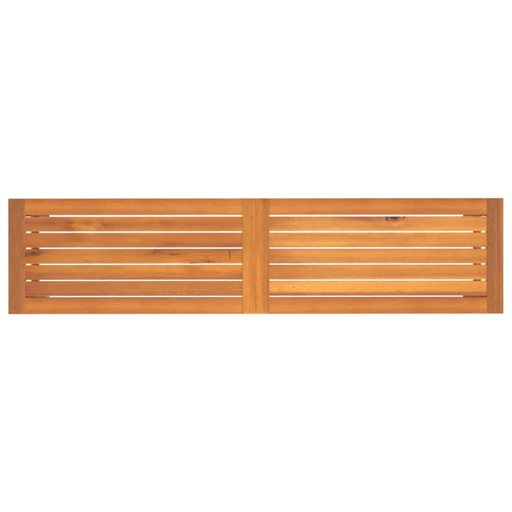 vidaXL Gartenbank 150x35x45 cm Massivholz Akazie