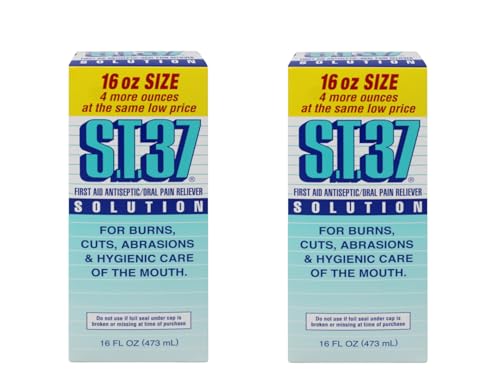 ST 37 First Aid Antiseptic Solution 16 Oz. (Pack of 2)