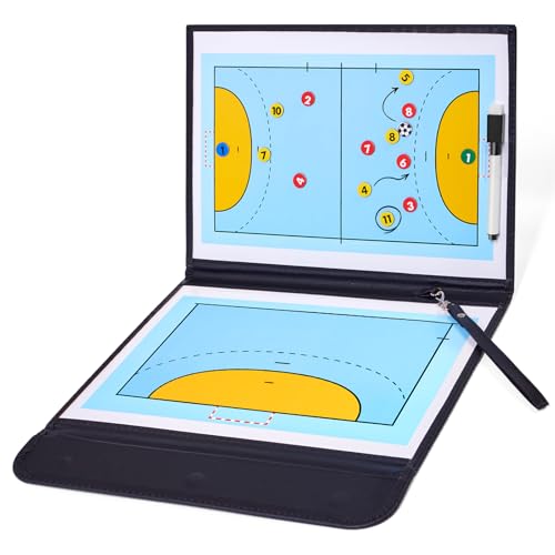 Professionelle Handball Taktiktafel - Komplett-Set mit Magneten, Marker & Coach-Board für Training, Taktik und Spielanalyse