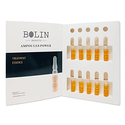BOLIN Stem Cell Ampoules Face Serum 10 x 0.06 FL.OZ / 2 ml, Anti-Aging & Anti-Wrinkle,Reparing Skin, Reducing Wrinkles - Made in Germany