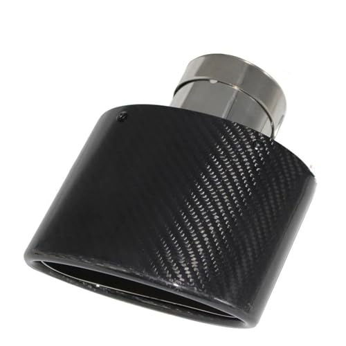 Tuyaux de voiture embout de silencieux d'échappement universel 60mm en carbone 150mm