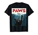 Paws Cat Mouse Funny Saying Meme Kitten Men Women Kid T-Shirt