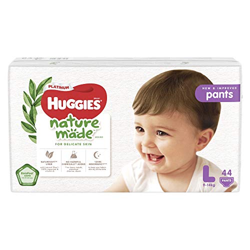 Huggies Platinum Naturemade Pants L 44ct (Pack of 3)