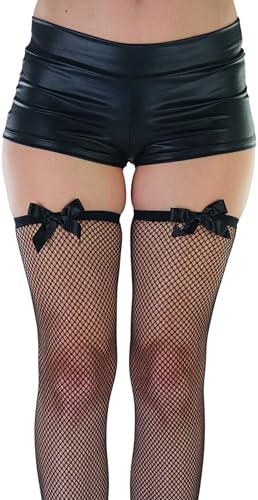 Image of ToBeInStyle Women's Vibrant Large Net Fishnet Thigh High Elastic Nylon Novelty Stockings