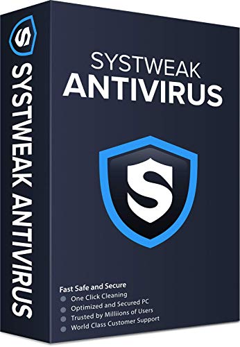 Software Antivirus Systweak per Windows - 1 PC, 1 anno ǀ Protezione in tempo reale ǀ Protezione USBǀ Firewall e Sicurezza Internet ǀ( Consegna via e-mail in 2 ore - Senza CD)