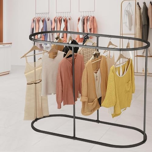Penderie à vêtements sur pied en fer forgé pour vitrine et dressing