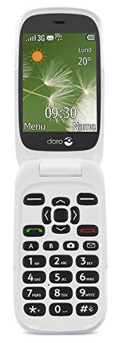 Téléphone portable à clapet Doro 6520, grand écran, grosses touches, téléphone débloqué
