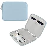 MoKo Funda para Tableta de 9-11 Pulgada Compatible con iPad Air 5/4th 10.9, Azul brumoso