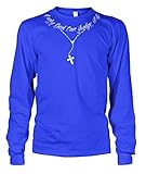 Cybertela Only God Can Judge Me Necklace Men's Long Sleeve T-shirt