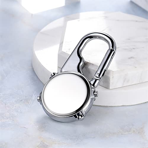 Image of JewelryWe Men Women Digital Clip Watch Mini Microlight Backpack Buckle Belt fob Watches for Rock Climbing Doctors Nurses Chefs for Mother's Day
