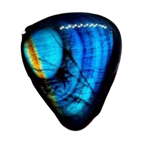 Labradorite naturelle poire sans trou pour réussir vos sertissages de bague et pendentif