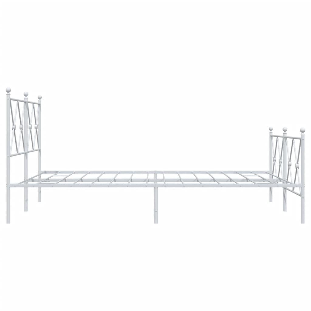Podgrzewacz metalowy biały 140 x 190 cm